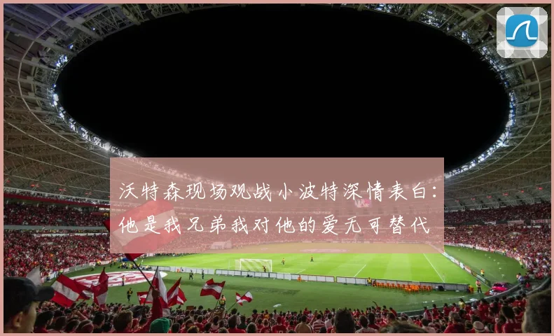 沃特森现场观战小波特深情表白：他是我兄弟我对他的爱无可替代